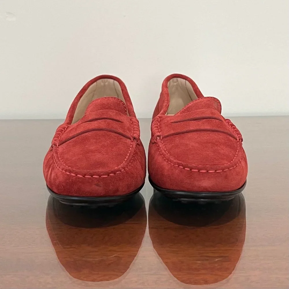NIB Tod's Gommino Suede Loafers - Picture 6 of 15